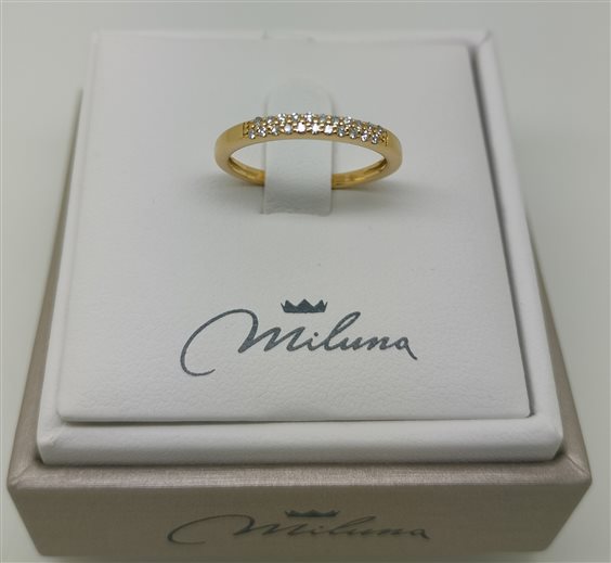 Anello Miluna Donna in Oro Diamante 0.10 Ct LID3869G - LID3869G